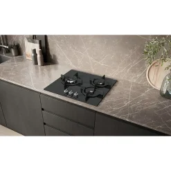 Table de cuisson gaz 60cm 3 feux 8000w Siemens EP6A6CI10 iq500