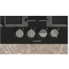 Table de cuisson gaz 59cm 7800w noir Siemens EN6B6HK40 iq300