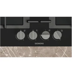 Table de cuisson gaz 59cm 7800w noir Siemens EN6B6HK40 iq300