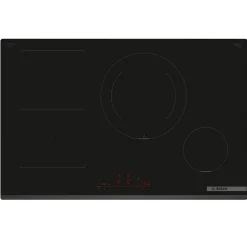 Table de cuisson induction 80cm 4 feux 7400w noir Bosch PVS831HC1E