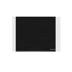 Table de cuisson induction 60cm 4 feux 6900w noir Bosch PVS63KHC1E