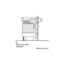 Table de cuisson induction 60cm 4 feux 6900w noir Bosch PVS63KHC1E
