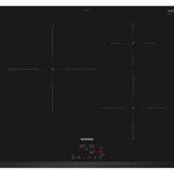 Table de cuisson induction 60cm 3 foyers 7400w noir Siemens EH631BJB6E iq100