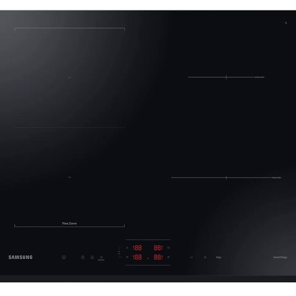 Table de cuisson induction 60cm 4 feux 7400w noir Samsung NZ64B5045GK