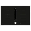 Table de cuisson induction aspirante 80cm 4 feux 7400w noir Neff V68TTX4L0