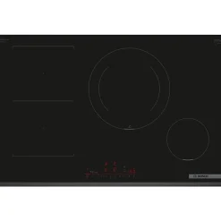Table de cuisson induction 80cm 4 feux 7400kw noir Bosch PVS831HC1H ser6