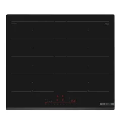 Table de cuisson induction 60cm 4 feux 7400w noir Bosch PXY63KHC1E