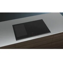 Table de cuisson induction 80cm 4 feux 7400w noir Siemens EX851HEC1F