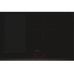 Table de cuisson induction 80cm 4 feux 7400w noir Siemens EX851HEC1F