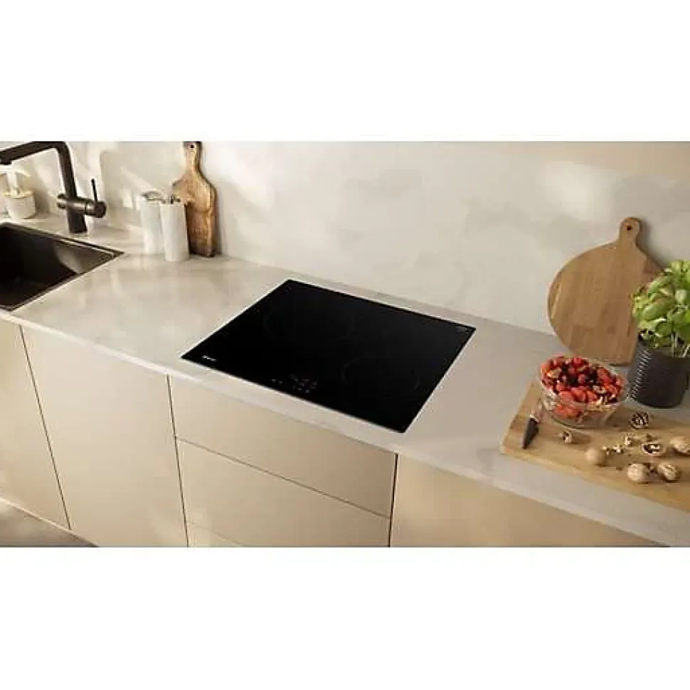 Table de cuisson induction 60cm 3 feux 4600wnoir Neff T36FBC1L0