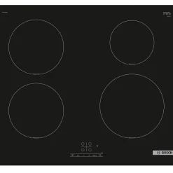 Table de cuisson induction 60cm 4 feux 4600w noir Bosch PUE61RBB5E série 4