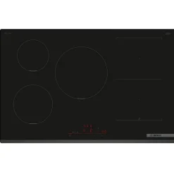 Table de cuisson induction 60cm 5 feux 7400w noir Bosch PVW831HC1E
