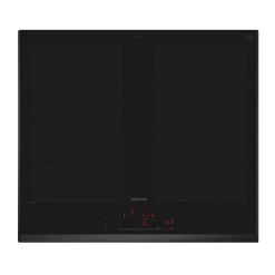 Table de cuisson induction 60cm 4 feux 7400w noir Siemens EX651HXC1E iq700
