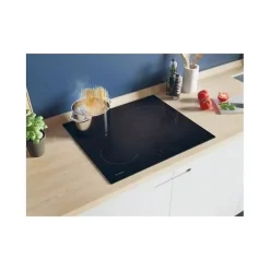 Table de cuisson induction 60cm 3 feux 7000w noir Candy CI633CBB/1