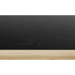 Table de cuisson vitrocéramique 60cm 3 feux 5700w noir Bosch PKM611BB8E série 4