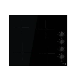 Table de cuisson vitrocéramique 59 cm 4 feux 6000w noir Fagor FAVM3540