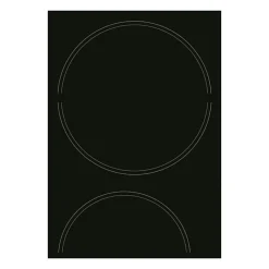 Table de cuisson vitrocéramique - HOTPOINT - HR631C - 4 foyers - 60 cm - Noir