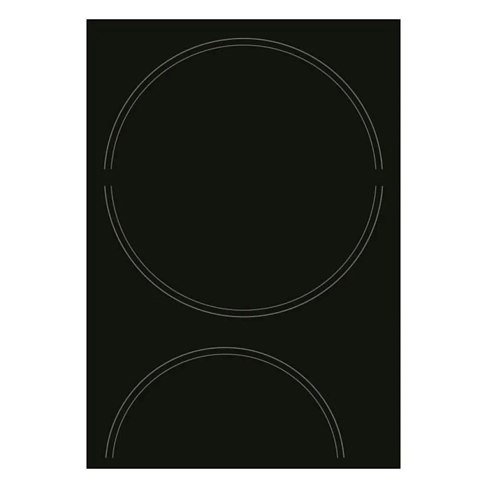 Table de cuisson vitrocéramique - HOTPOINT - HR631C - 4 foyers - 60 cm - Noir