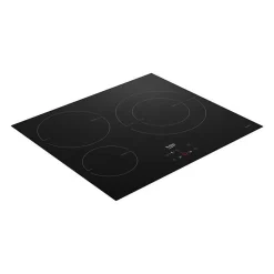 Table de cuissson à induction 60cm 3 feux 7200w noir Beko HII63405MT
