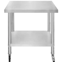 Table de Travail en Inox 76cm x 45cm x 86cm - KuKoo