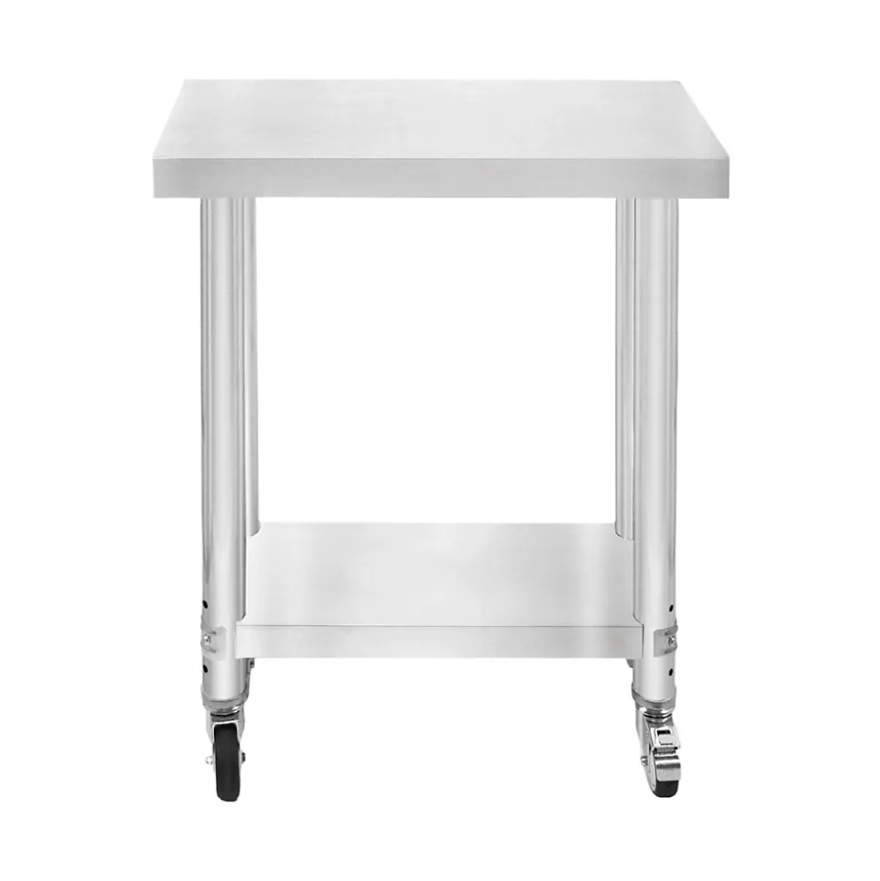 Table de Travail en Inox 60cm x 30cm x 80cm - KuKoo