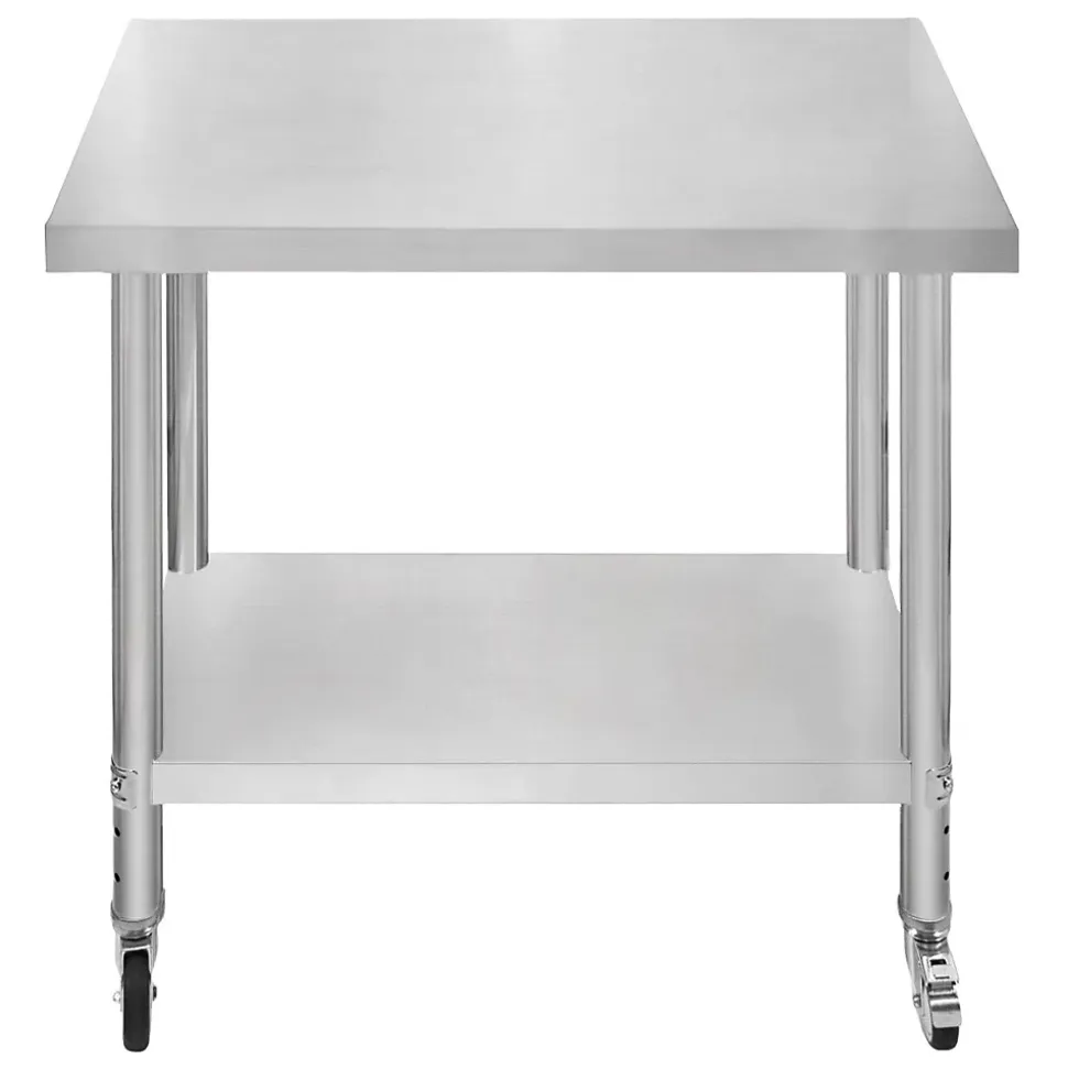 Table de Travail en Inox 60cm x 90cm x 86cm - KuKoo