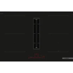 Table induction Aspirante - BOSCH SER6 - PVQ811H26E Noir - 4-foyers - Home Connect - L802xP522 mm