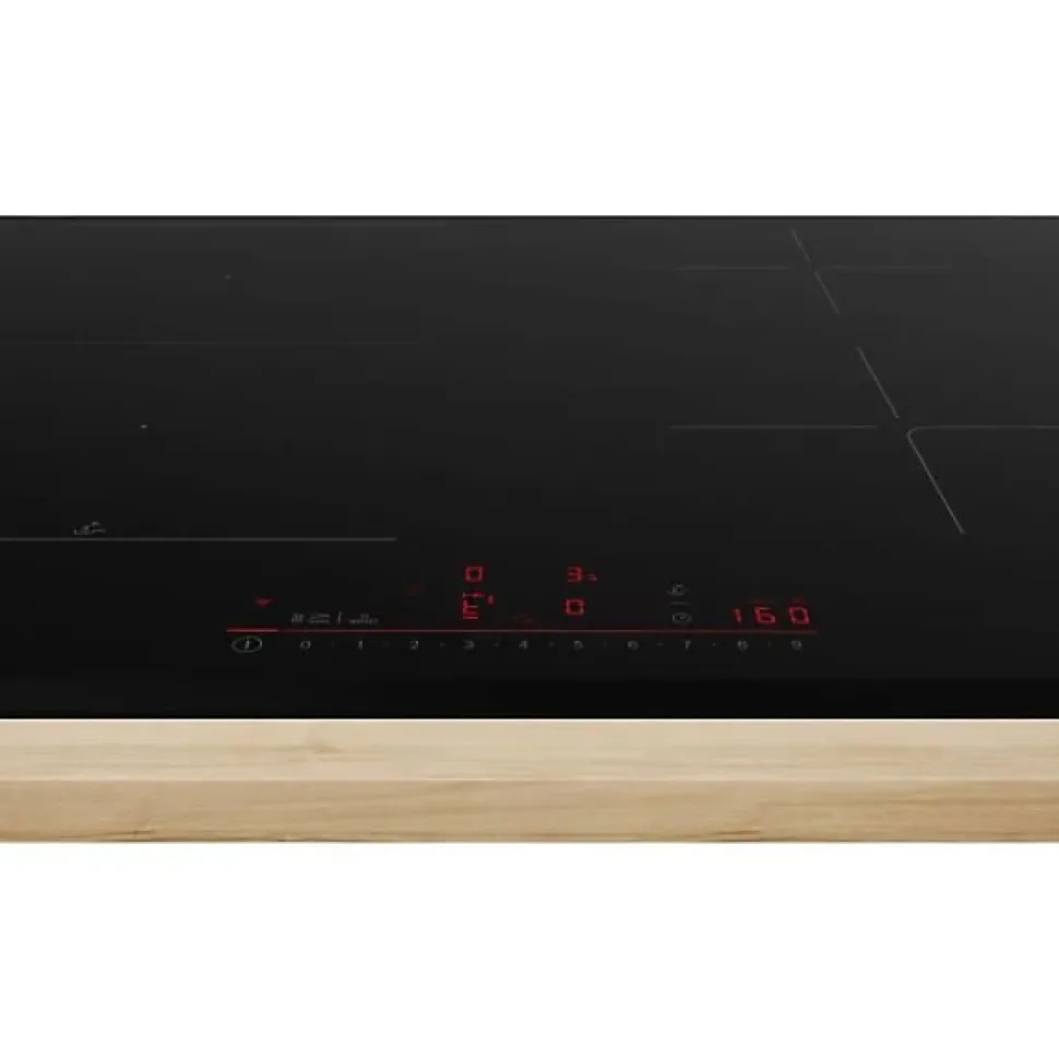 Table induction 60cm - BOSCH SER6 - PVS63KHC1E Noir - 4-foyers - Home Connect - L592xP522 mm