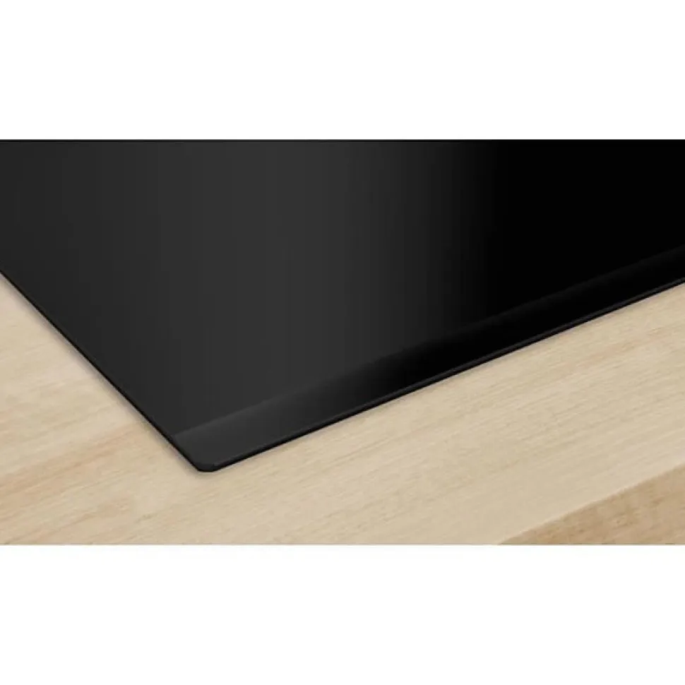 Table induction 60cm - BOSCH SER6 - PVS63KHC1E Noir - 4-foyers - Home Connect - L592xP522 mm