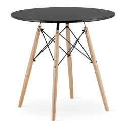 Table ronde Valora KOVA 80 cm - Noire