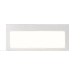 Tablette avec LED integrées de dessous de meuble haut GoodHome Caraway blanc l. 76,4 cm x L. 31,9 cm x H. 18,2 mm