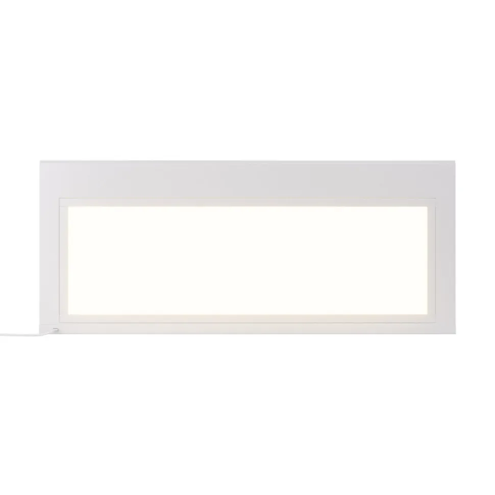 Tablette avec LED integrées de dessous de meuble haut GoodHome Caraway blanc l. 76,4 cm x L. 31,9 cm x H. 18,2 mm