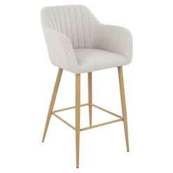 Tabouret de bar Calandro beige H.99,5 cm