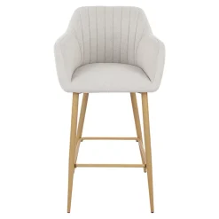 Tabouret de bar Calandro beige H.99,5 cm