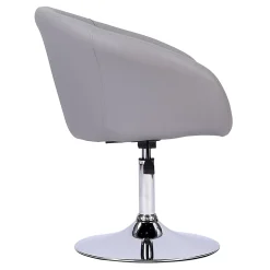 Tabouret de bar en simili gris GABIN - HAPPY GARDEN