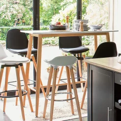 Tabouret de bar Maxon blanc - Atmosphera