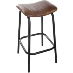 Tabouret de bar Nils Atmosphera H.75 cm marron