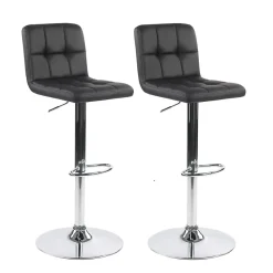 Tabouret de bar noir Box & Beyond Alama vendu par 2