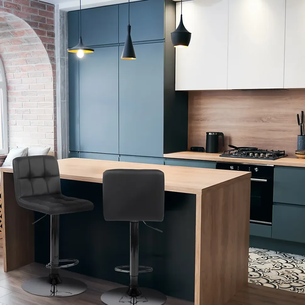 Tabouret de bar noir Box & Beyond Alama vendu par 2