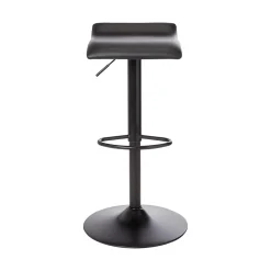 Tabouret de bar noir GoodHome Karonda