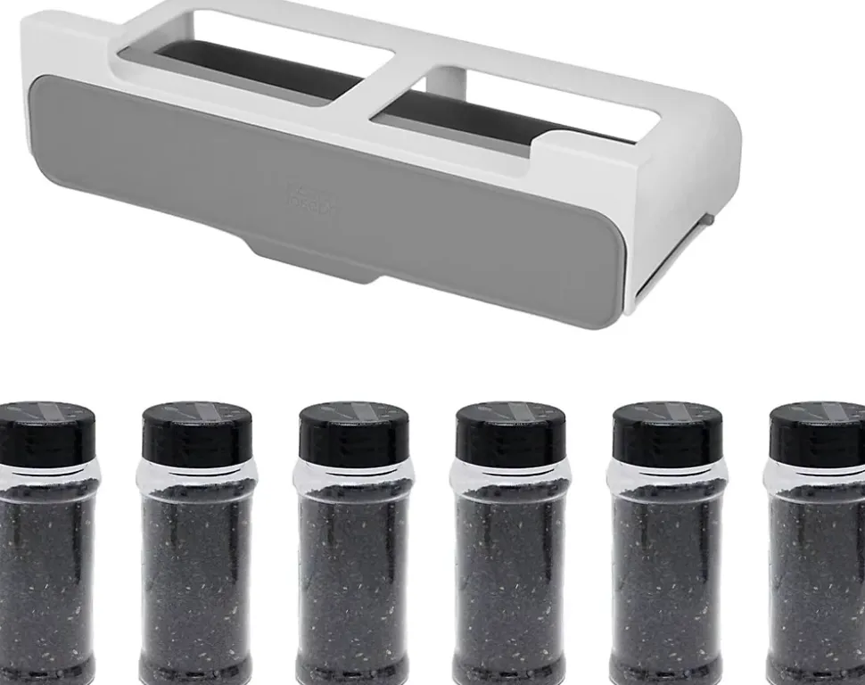 Étagère à épices avec tiroir à épices blanc