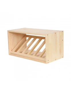 étagère à Vin Rangement 6 Bouteilles Inclinées /