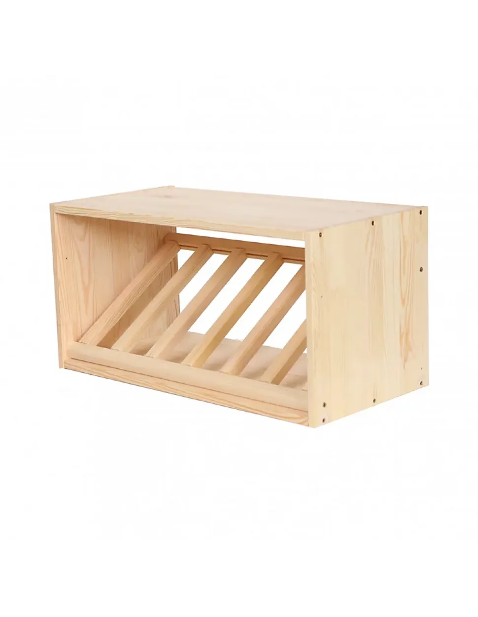 étagère à Vin Rangement 6 Bouteilles Inclinées /