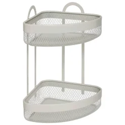 Étagère d'angle Mayaj en acier beige 23x23cm - Beige- 5five