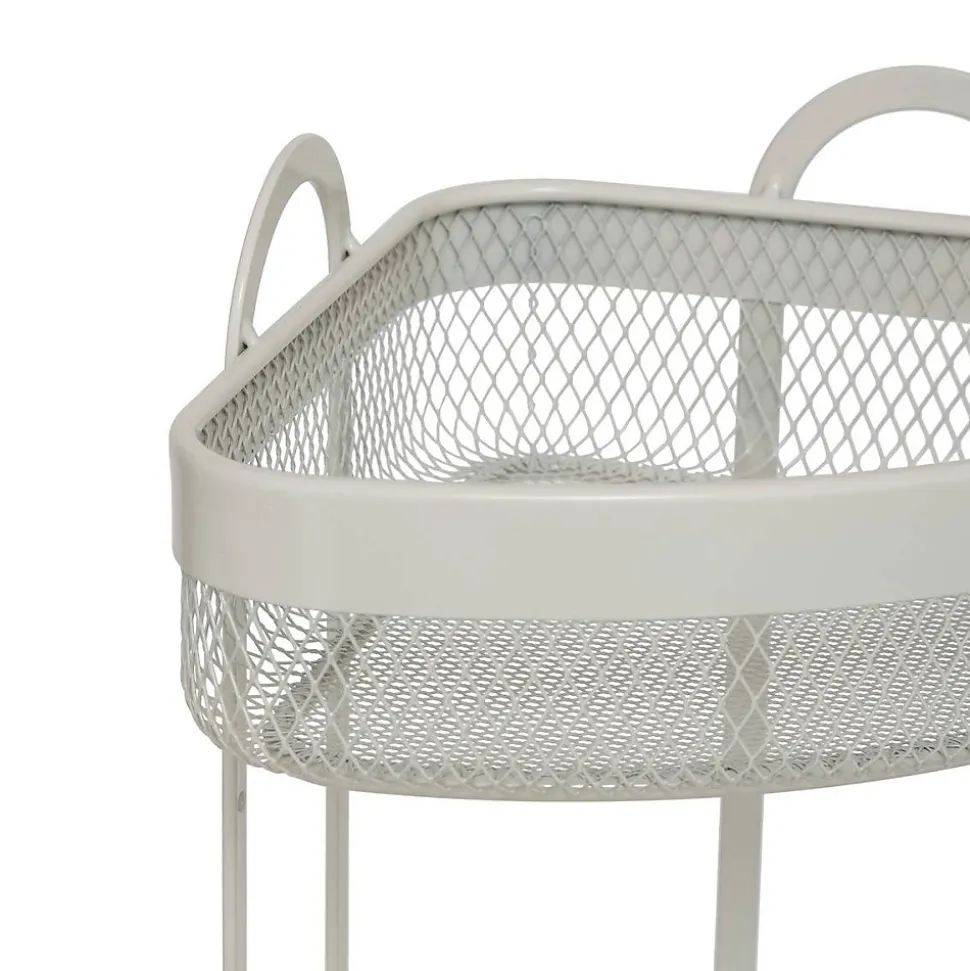 Étagère d'angle Mayaj en acier beige 23x23cm - Beige- 5five