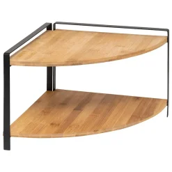 Étagère d'angle Ordera 2 niveaux noir - Noir- 5five