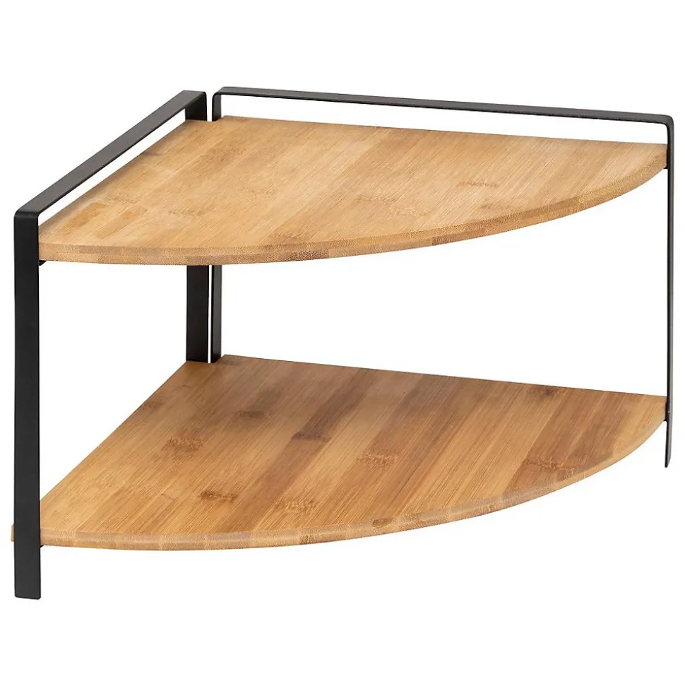 Étagère d'angle Ordera 2 niveaux noir - Noir- 5five