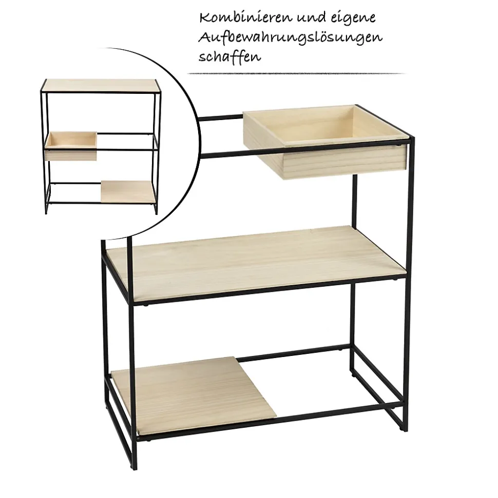 Étagère decorative Trofast Bois et métal 3 Étages 62 x 30 x 70 cm - Floordirekt