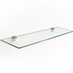 Étagère Murale en Verre Tulup 80x13 cm Flottante Pour Salon