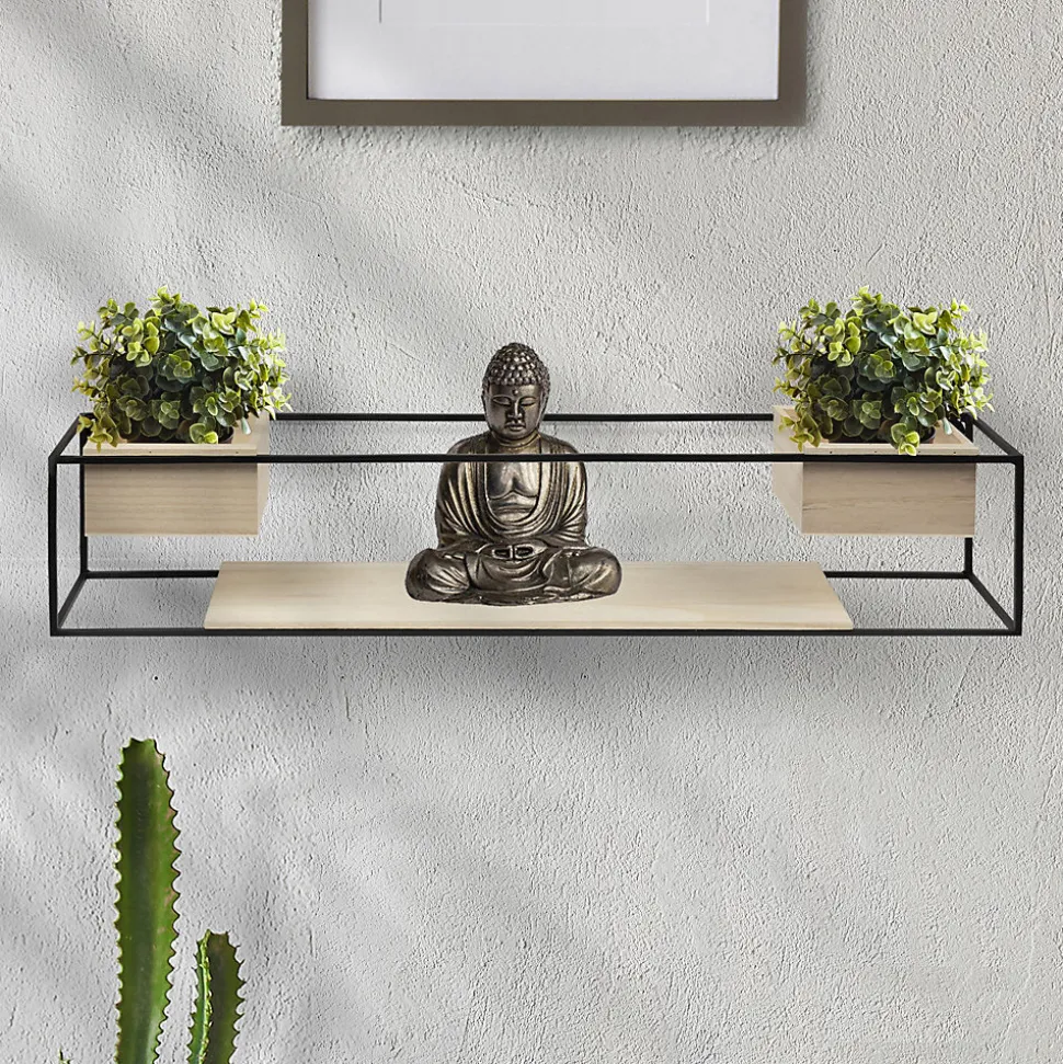 Étagère murale Trofast Etagères flexibles Bois et métal 60 x 12 x 12 cm - Floordirekt